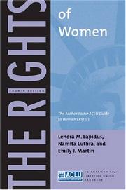 Cover of: The rights of women by Lenora M. Lapidus