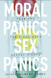 Cover of: Moral panics, sex panics | 