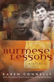 Burmese Lessons by Karen Connelly