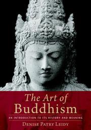 Cover of: The Art of Buddhism: An Introduction to Its History and Meaning