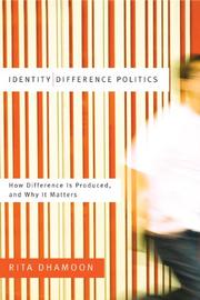 Cover of: Identity, Difference Politics by Rita Dhamoon