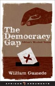 Cover of: The Democracy Gap: Africa's Wasted Years (African Arguments)