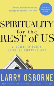 Cover of: Spirituality for the Rest of Us by Larry Osborne