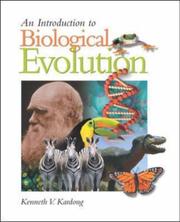 Cover of: An Introduction to Biological Evolution by Kenneth Kardong