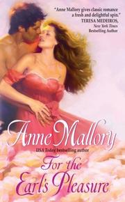 Cover of: For the Earl's Pleasure by Anne Mallory