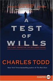 Cover of: A Test of Wills LP by Charles Todd