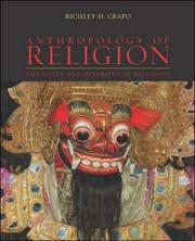 Cover of: Anthropology of Religion: The Unity and Diversity of Religions