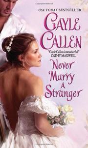 Cover of: Never Marry a Stranger: Sons of Scandal - 3