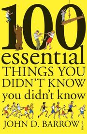 Cover of: 100 Essential Things You Didn't Know You Didn't Know