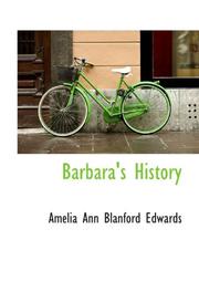 Cover of: Barbara's History