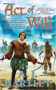 Cover of: Act of Will by A. J. Hartley, A. J. Hartley