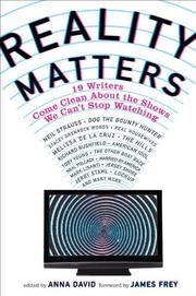 Cover of: Reality Matters by Anna David