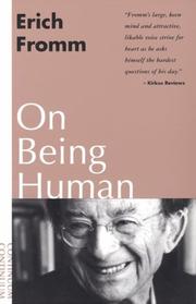 Cover of: On Being Human by Erich Fromm
