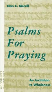 Cover of: Psalms for Praying: An Invitation to Wholeness