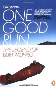 Cover of: One Good Run: The Legend of Burt Munro