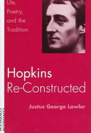 Cover of: Hopkins re-constructed by Justus George Lawler, Justus George Lawler