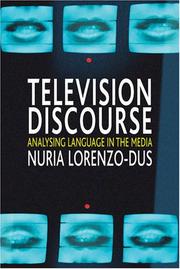 Cover of: Television Discourse: Analysing Language in the Media
