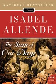 Cover of: The Sum of Our Days by Isabel Allende