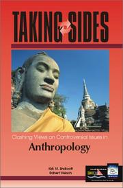 Cover of: Taking Sides: Clashing Views on Controversial Issues in Anthropology