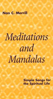 Cover of: Meditations and mandalas: simple songs for the spiritual life