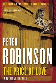 Cover of: The Price of Love and Other Stories by Peter Robinson