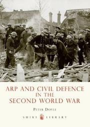 Cover of: ARP and Civil Defence in the Second World War (Shire Library)