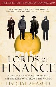 Cover of: Lords of Finance by Liaquat Ahamed