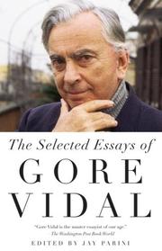 Cover of: Selected Essays of Gore Vidal (Vintage International)
