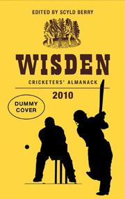Cover of: Wisden Cricketers' Almanack 2010 by Scyld Berry Mayfield