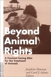 Cover of: Beyond Animal Rights: A Feminist Caring Ethic for the Treatment of Animals
