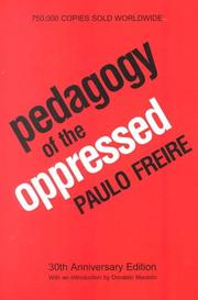 Pedagogia do oprimido by Paulo Freire