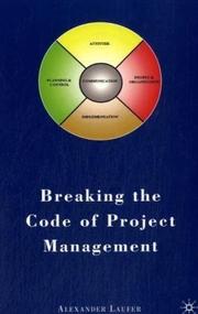 Cover of: Breaking the Code of Project Management