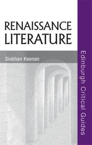 Cover of: Renaissance Literature