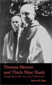 Cover of: Thomas Merton and Thich Nhat Hanh by Robert H. King, Robert Harlen King
