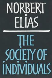 Cover of: The society of individuals