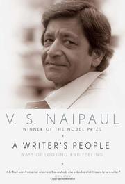 Cover of: A Writer's People: Ways of Looking and Feeling