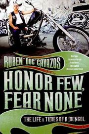Honor few, fear none by Ruben Cavazos