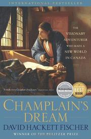 Cover of: Champlain's Dream by David Hackett Fischer
