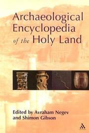 Cover of: Archaeological Encyclopedia of the Holy Land by 
