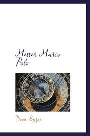 Cover of: Messer Marco Polo