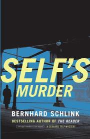 Cover of: Self's Murder (Vintage Crime/Black Lizard) by Bernhard Schlink