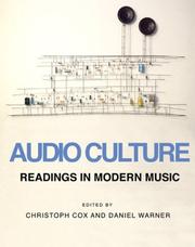 Cover of: Audio Culture: Readings in Modern Music