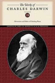 Cover of: The Works of Charles Darwin, Volume 18: Movements and Habits of Climbing Plants