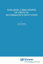 Towards a Philosophy of Critical Mathematics Education cover