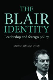 Cover of: The Blair Identity: Leadership and Foreign Policy
