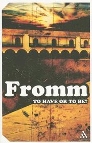Cover of: To Have or to Be? by Erich Fromm