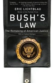 Cover of: Bush's Law by Eric Lichtblau