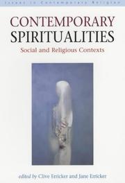 Cover of: Contemporary Spiritualities by Clive Erricker