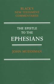 Cover of: A Commentary on the Epistle to the Ephesians (New Testament Commentaries)