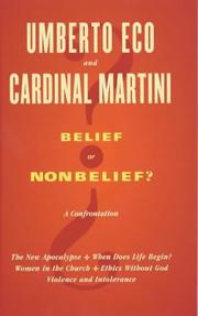 Cover of: Belief of Non Belief: A Confrontation